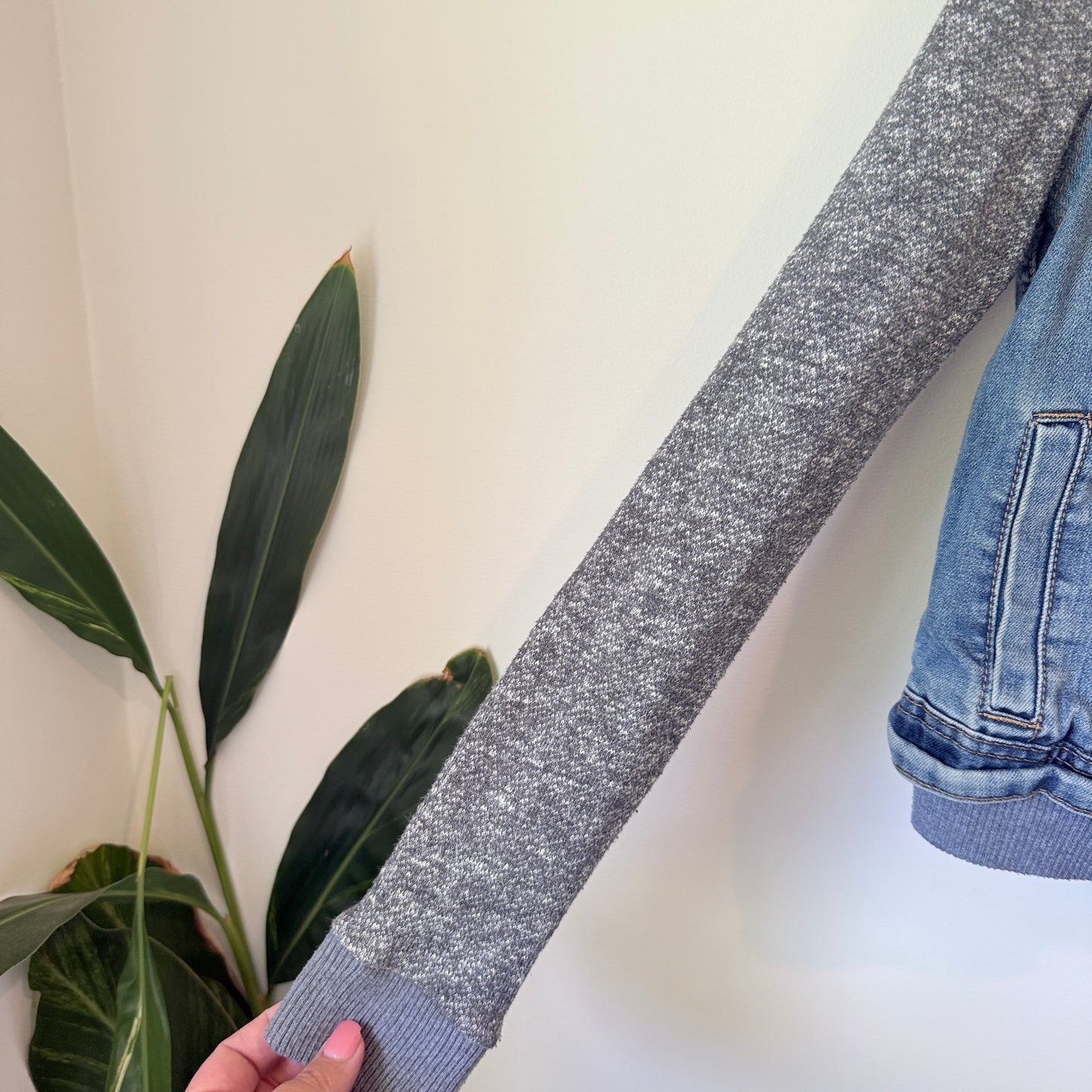 Supre Denim Hooded Jacket - Size 8