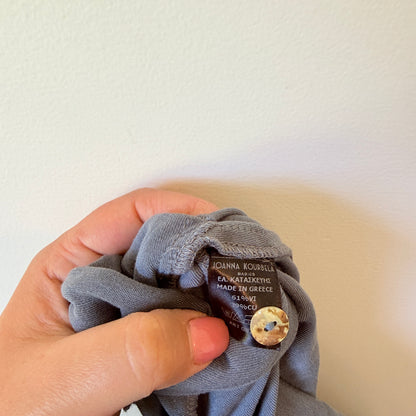 Ioanna Kourbela Basics Button Front Tie Waist Jumpsuit - Size L