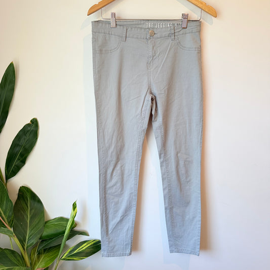 The Jeggings Mid Rise Size 8 Khaki Skinny Pants