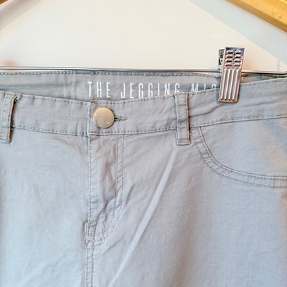 The Jeggings Mid Rise Size 8 Khaki Skinny Pants