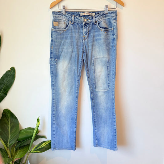 Zara Premium Wash Size 6 Light Wash Denim Jeans
