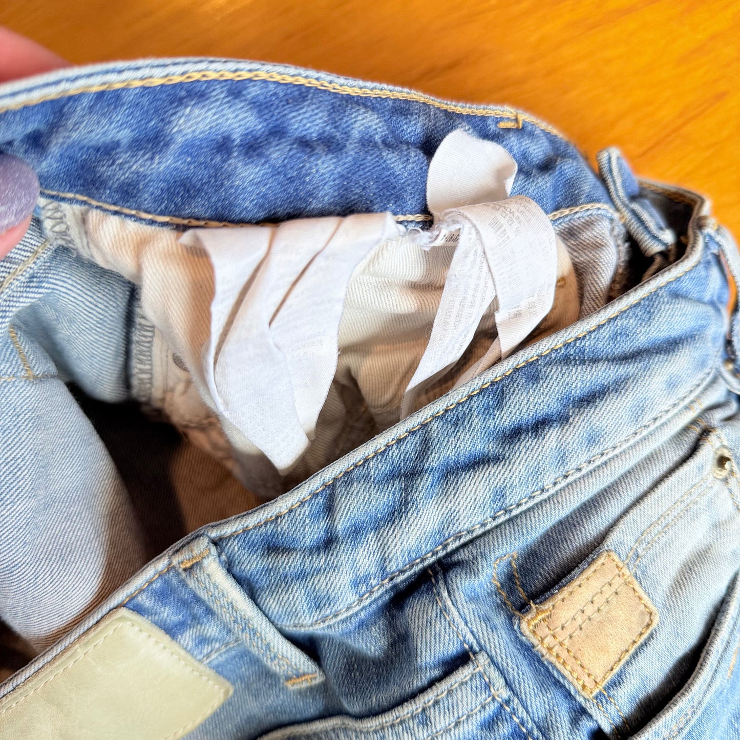 Zara Premium Wash Size 6 Light Wash Denim Jeans