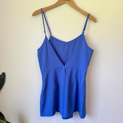 Paint It Red Strappy Playsuit - Size M