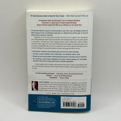 Getting More by Stuart Diamond