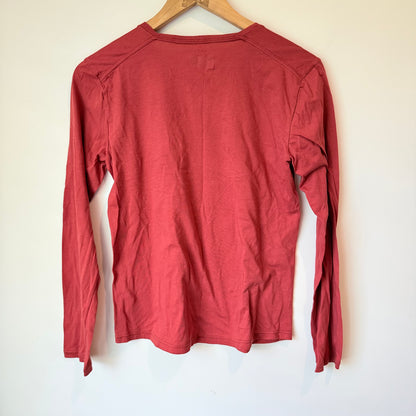 Janji Size S Women’s Runterra Bio Red Long Sleeve Tee