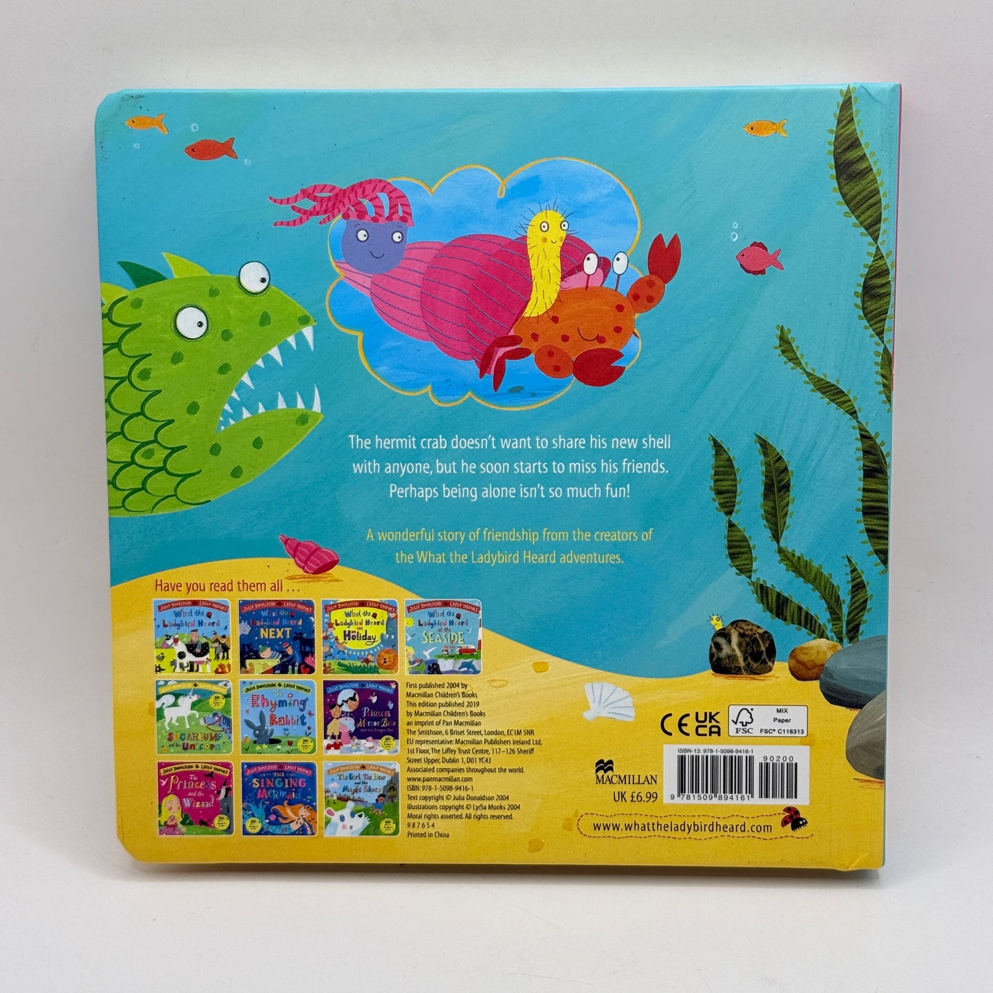 Sharing a Shell by Julia Donaldson & Lydia Monks