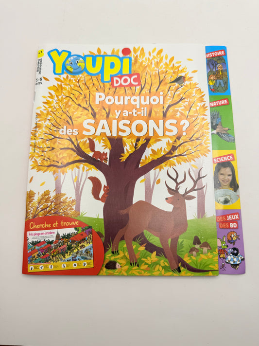 Youpi doc: pourquoi y a-t-il des saisons - consumer magazines printed media