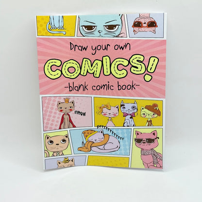 Draw Your Own Comics Blank Comic Book: Write and Draw Your Own Comics 100 Pages of Blank Comic Panel Layouts, 8.5 x 11 Notebook Panelbook