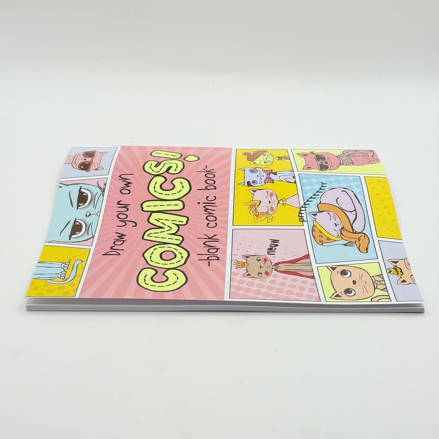 Draw Your Own Comics Blank Comic Book: Write and Draw Your Own Comics 100 Pages of Blank Comic Panel Layouts, 8.5 x 11 Notebook Panelbook