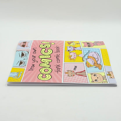Draw Your Own Comics Blank Comic Book: Write and Draw Your Own Comics 100 Pages of Blank Comic Panel Layouts, 8.5 x 11 Notebook Panelbook