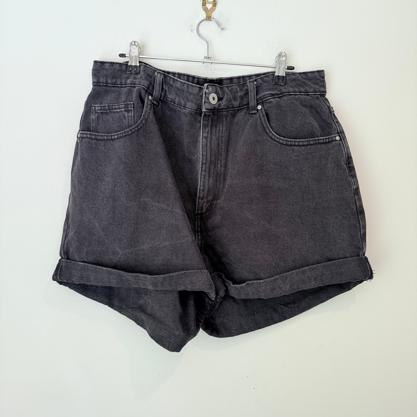 Cotton On Size 16 High-Waisted Denim Shorts