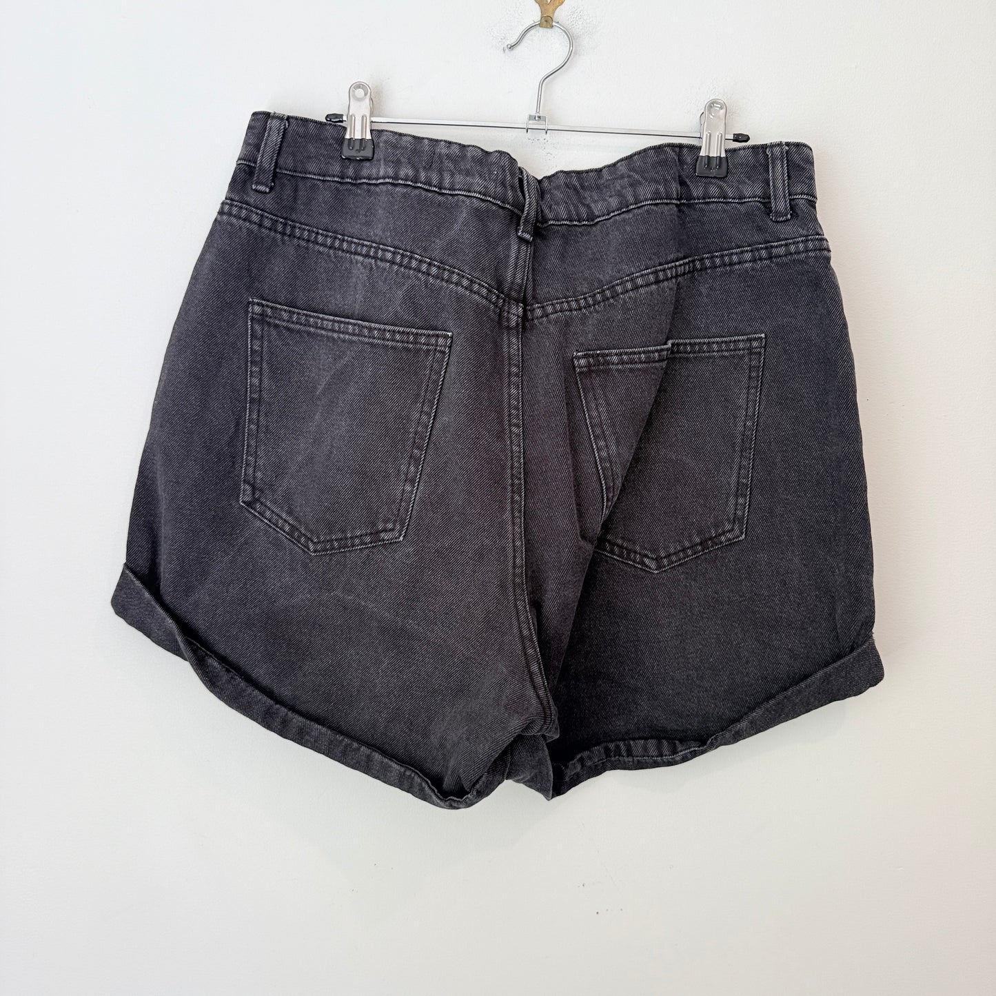 Cotton On Size 16 High-Waisted Denim Shorts
