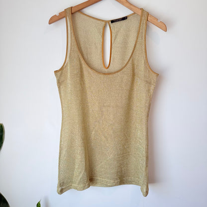 Keith Matheson (NZ Made) Size 10 Metallic Mesh Top