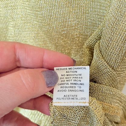 Keith Matheson (NZ Made) Size 10 Metallic Mesh Top