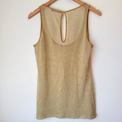 Keith Matheson (NZ Made) Size 10 Metallic Mesh Top