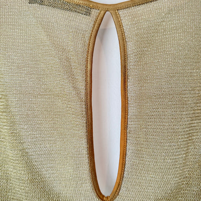 Keith Matheson (NZ Made) Size 10 Metallic Mesh Top