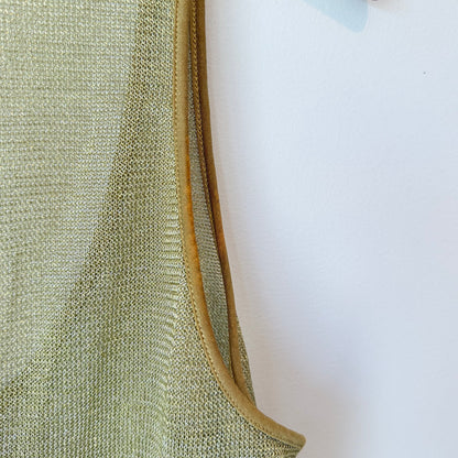 Keith Matheson (NZ Made) Size 10 Metallic Mesh Top