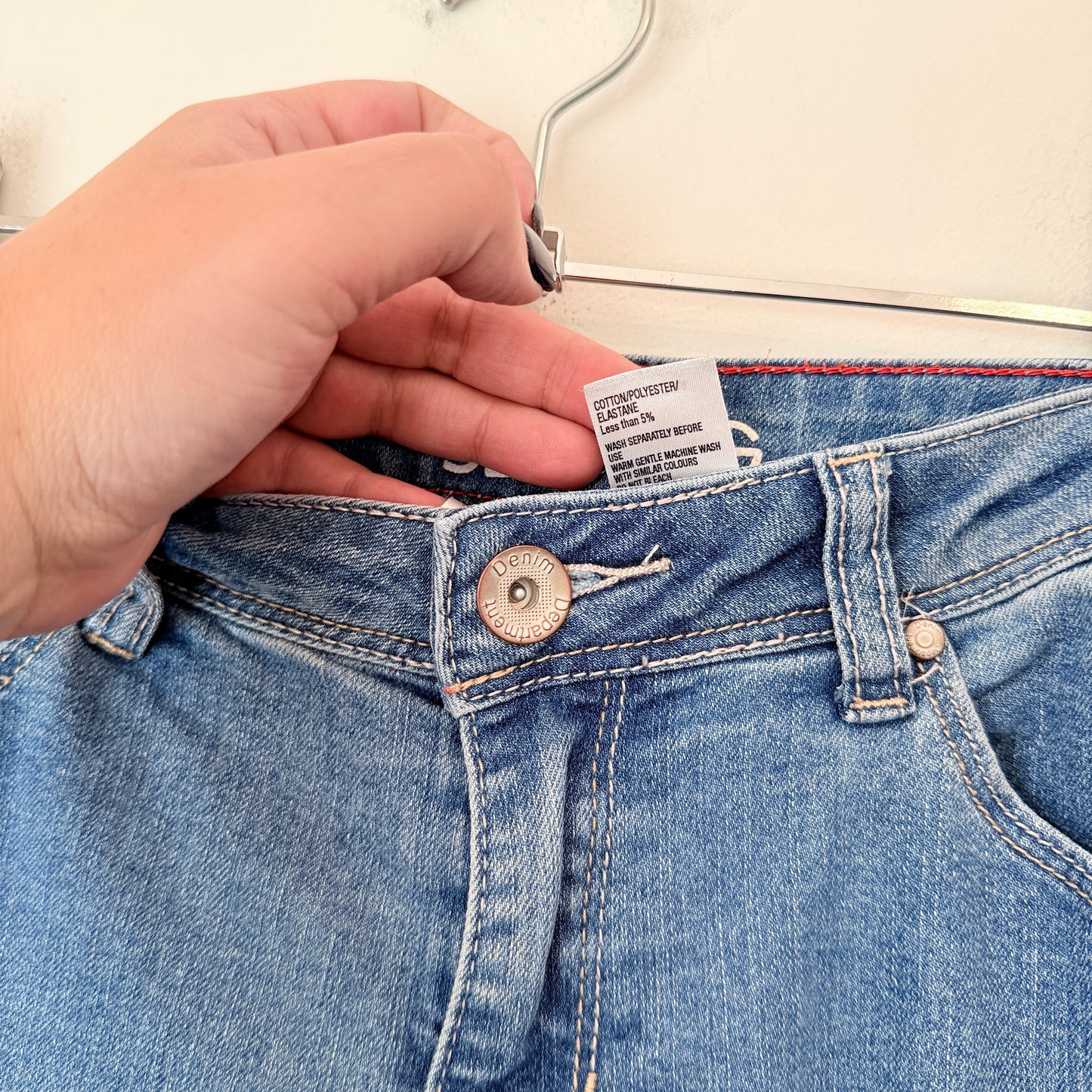 Now Size 8 High-Rise Slim-Fit Jeans