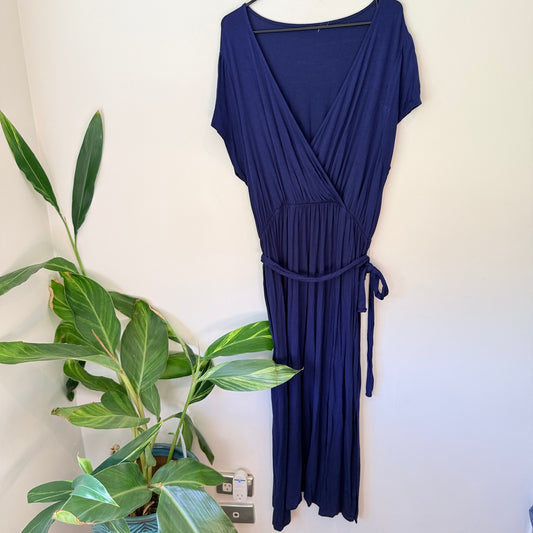 ASOS Size 20 V-Neck Faux Wrap Dress