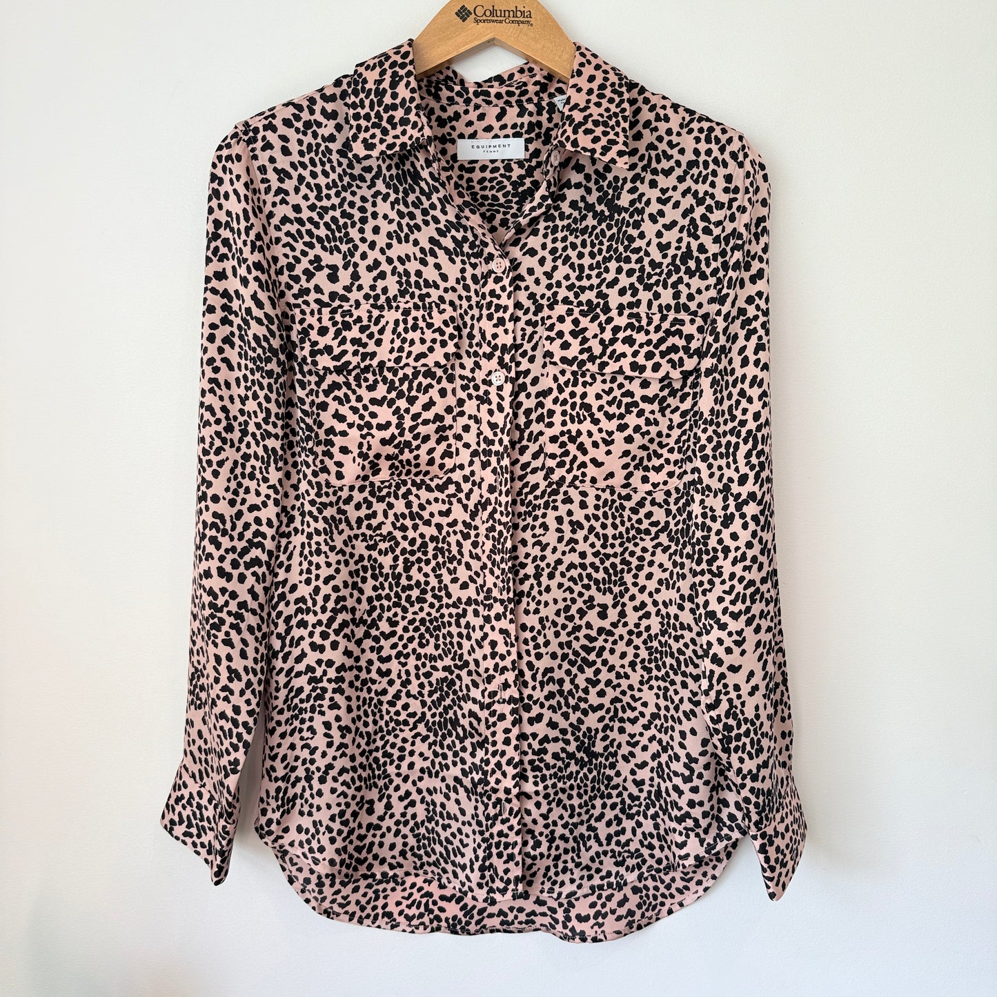 Equipment Femme Size XS Leopard Print Blouse *As New*
