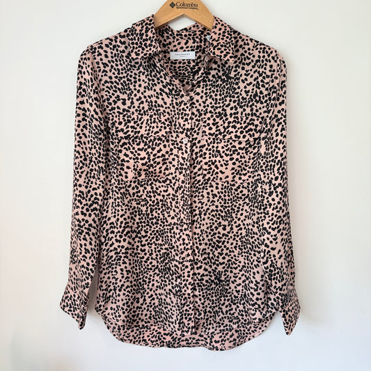 Equipment Femme Size XS Leopard Print Blouse *As New*
