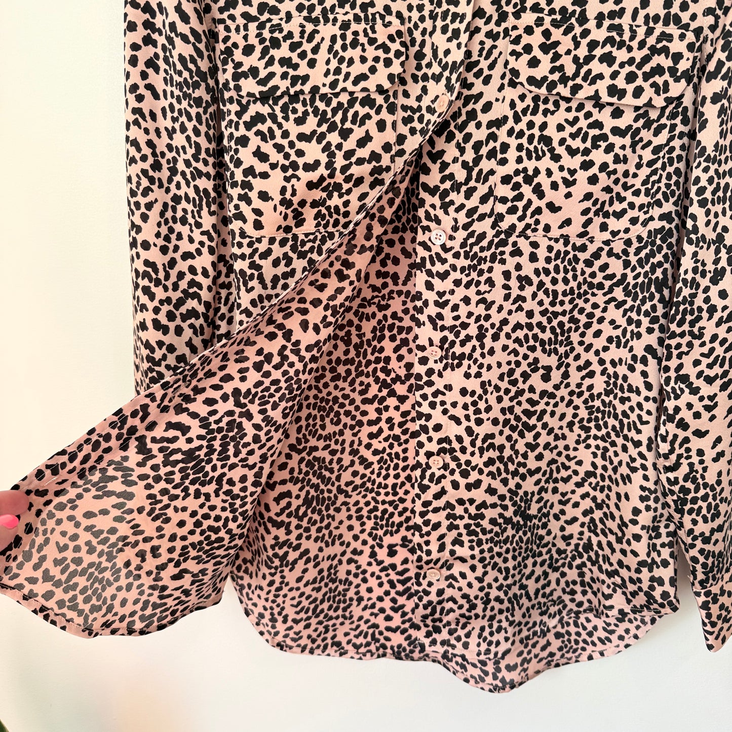 Equipment Femme Size XS Leopard Print Blouse *As New*