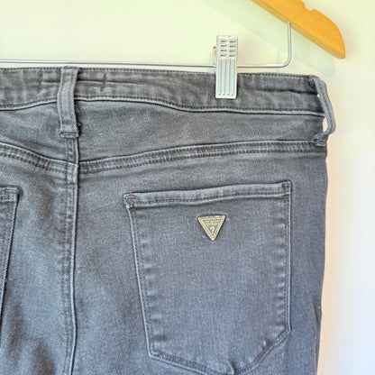Guess Size 31 Black Distressed Skinny Jeans