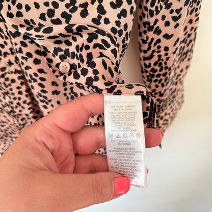 Equipment Femme Size XS Leopard Print Blouse *As New*