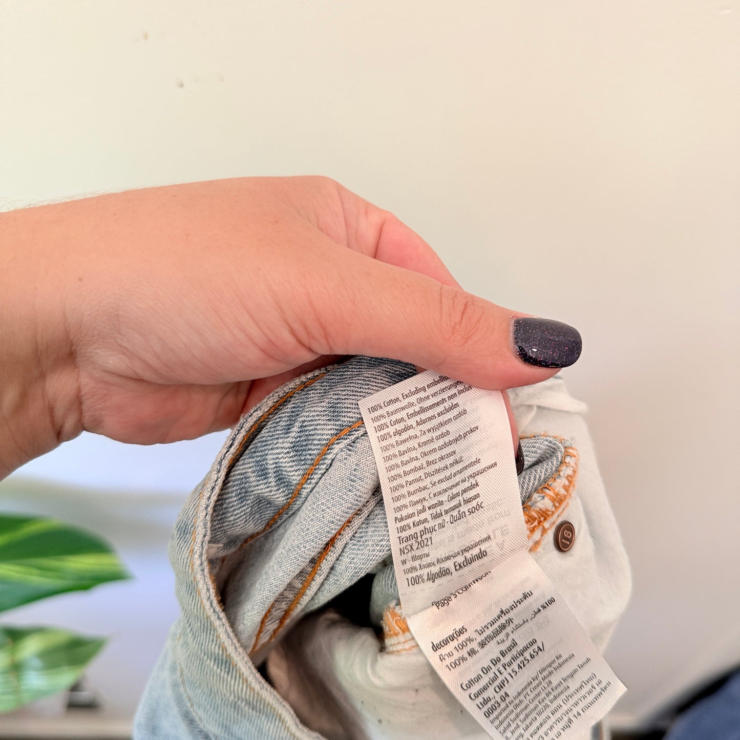 Cotton:On Size 16 High Rise Slim Shorts