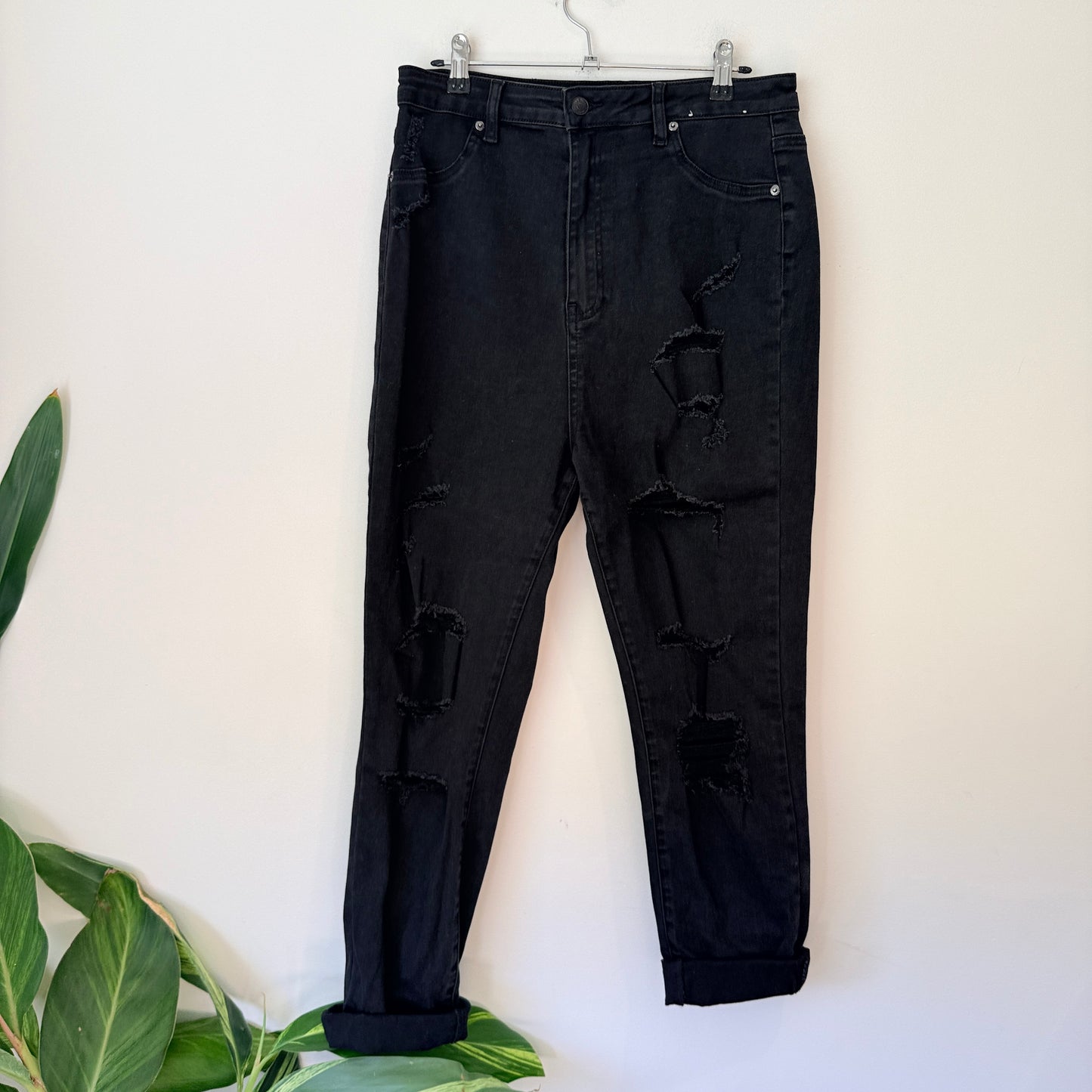 Glassons Size 14 Distressed Jeans