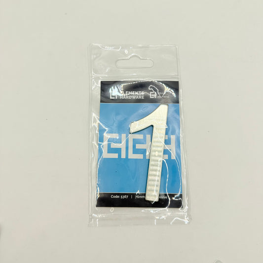 Elements Hardware Self-Adhesive Stainless Steel Letterbox Numerals