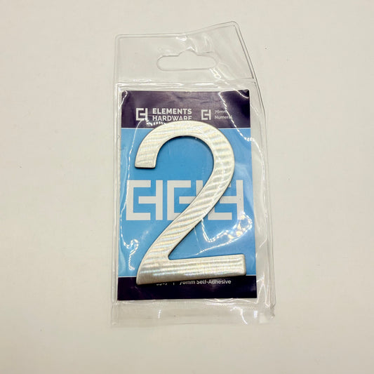 Elements Hardware Self-Adhesive Stainless Steel Letterbox Numerals