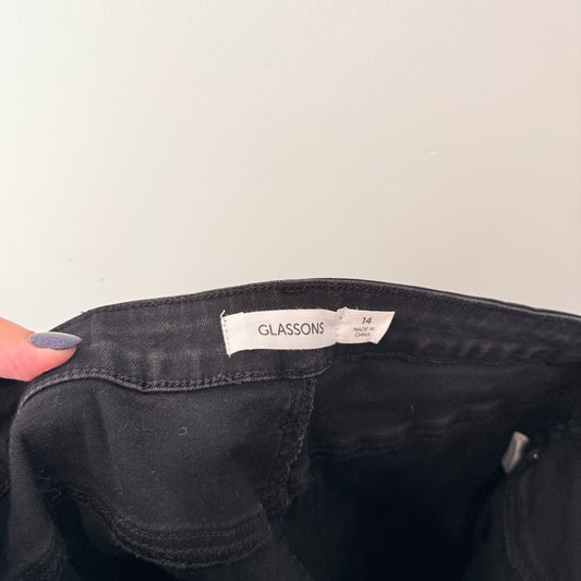 Glassons Size 14 Distressed Jeans