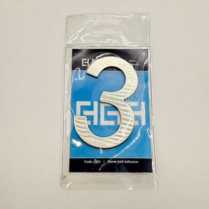 Elements Hardware Self-Adhesive Stainless Steel Letterbox Numerals