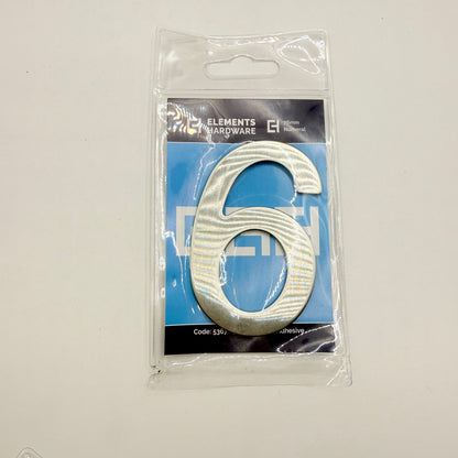 Elements Hardware Self-Adhesive Stainless Steel Letterbox Numerals