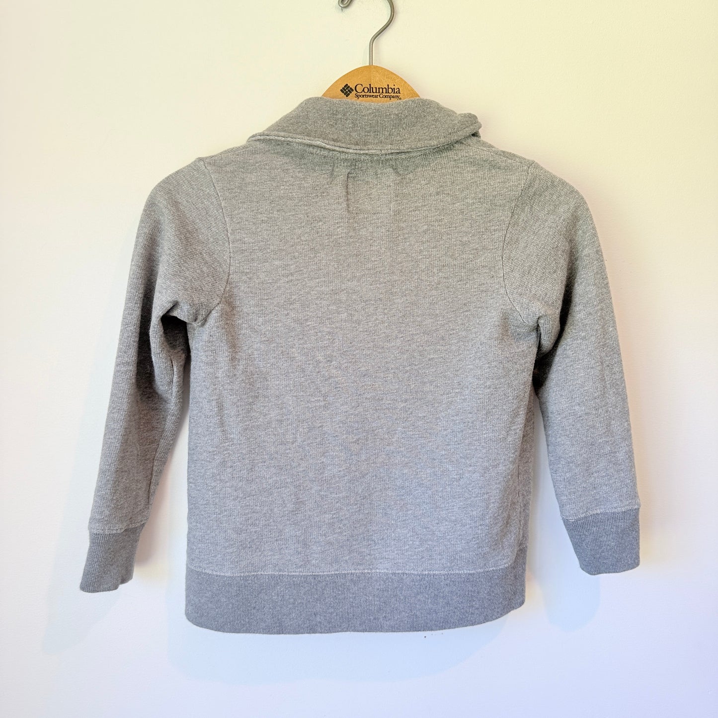 Kids OshKosh Size 6 Grey Cotton Button Sweater Jacket