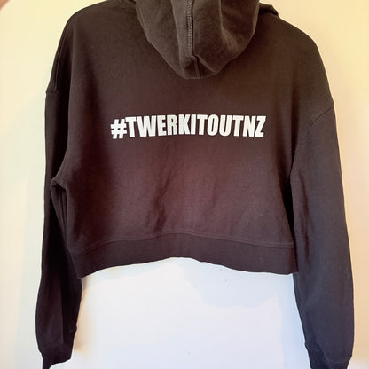 #TWERKITOUTNZ Size 6 Cropped Hoodie