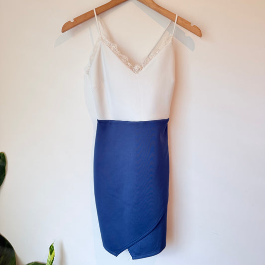 Bebebutterfly Size F (38cm U/Arm) Lace Trim Dress