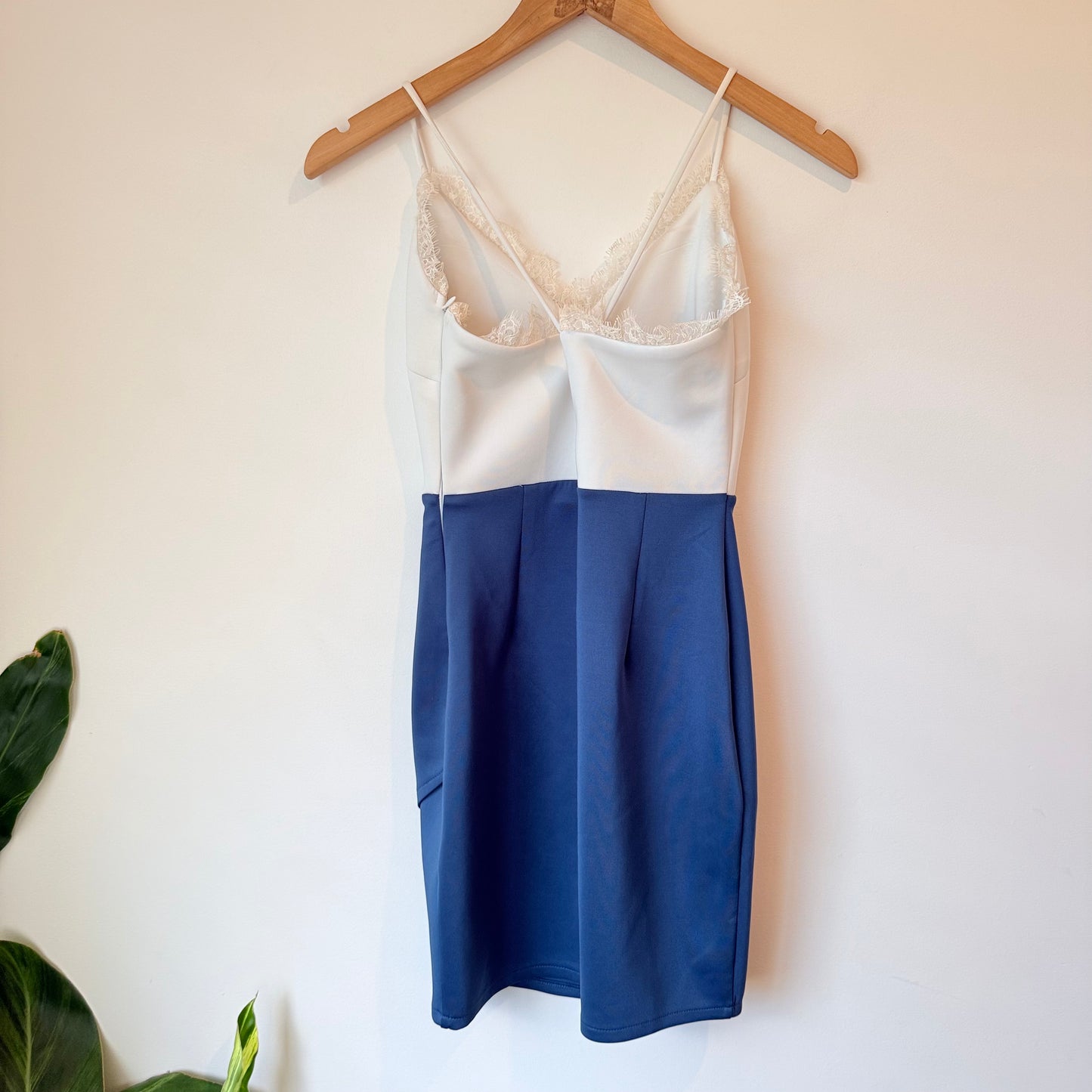 Bebebutterfly Size F (38cm U/Arm) Lace Trim Dress