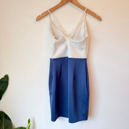 Bebebutterfly Size F (38cm U/Arm) Lace Trim Dress