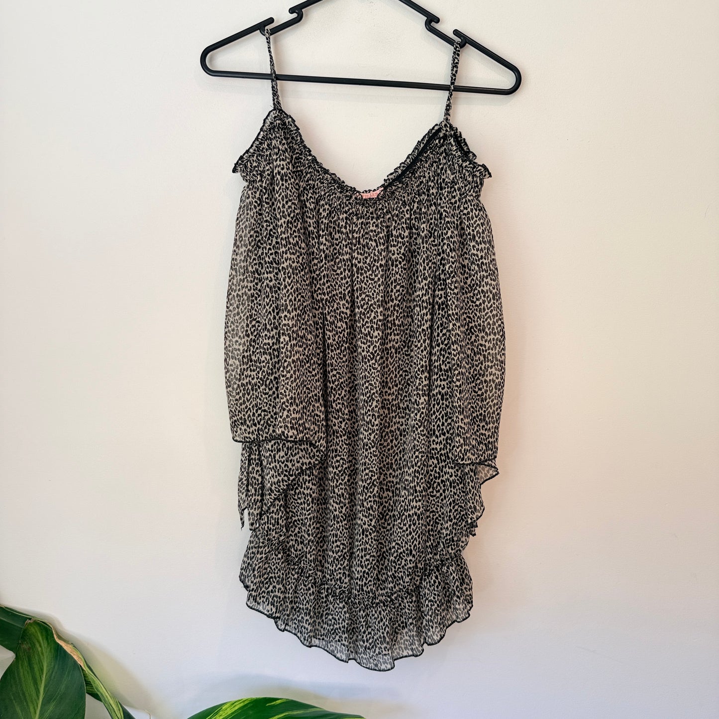 Fifilles Paris U/Arm to U/Arm 50cm Cold Shoulder Chiffon Top