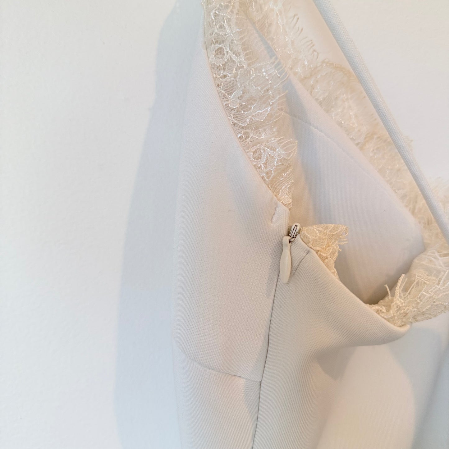 Bebebutterfly Size F (38cm U/Arm) Lace Trim Dress