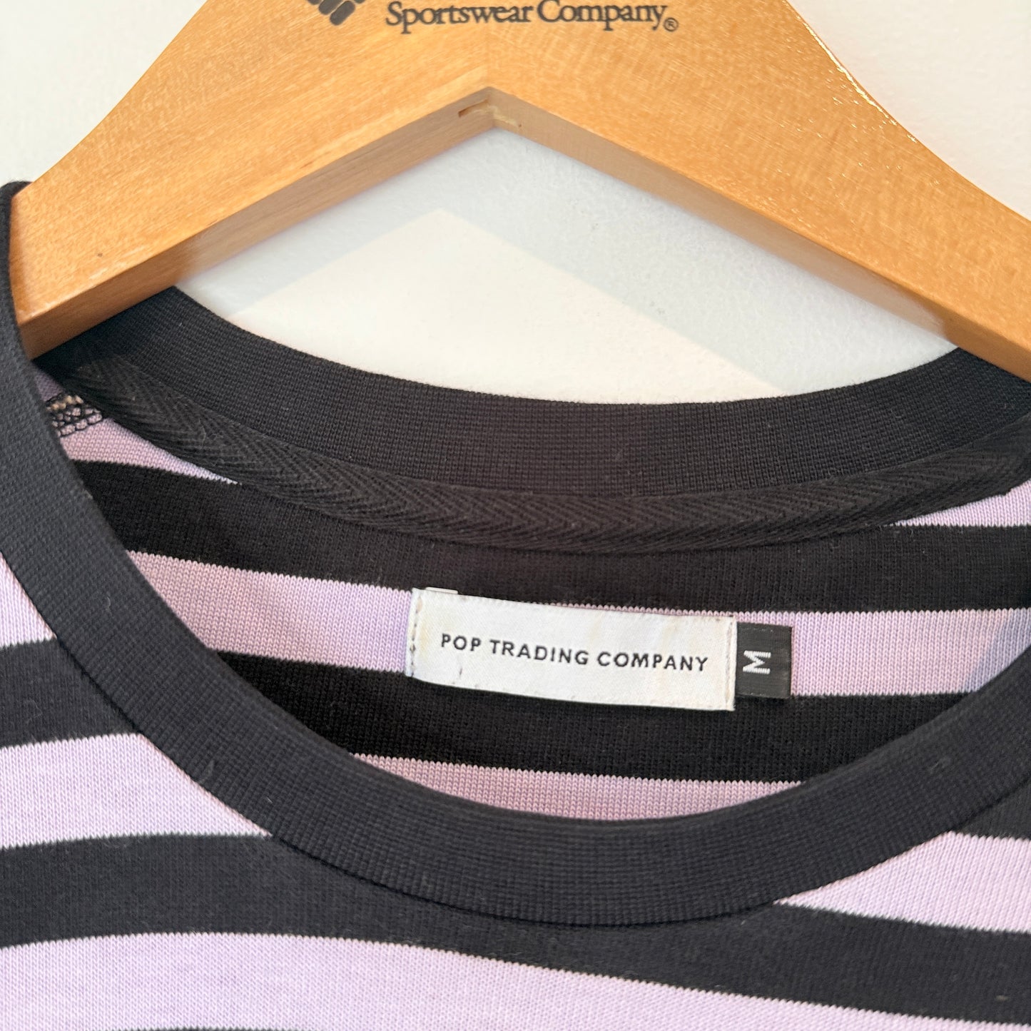 Pop Trading Company Size M Striped Long-Sleeve T-Shirt