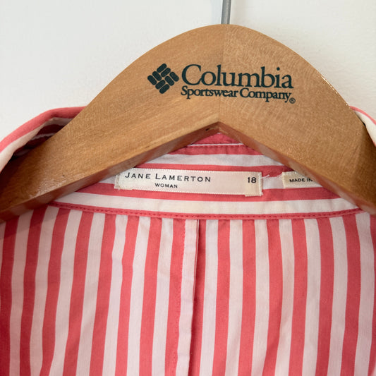 Jane Lamerton Size 18 (14-16 fit) Striped Long Sleeve Shirt