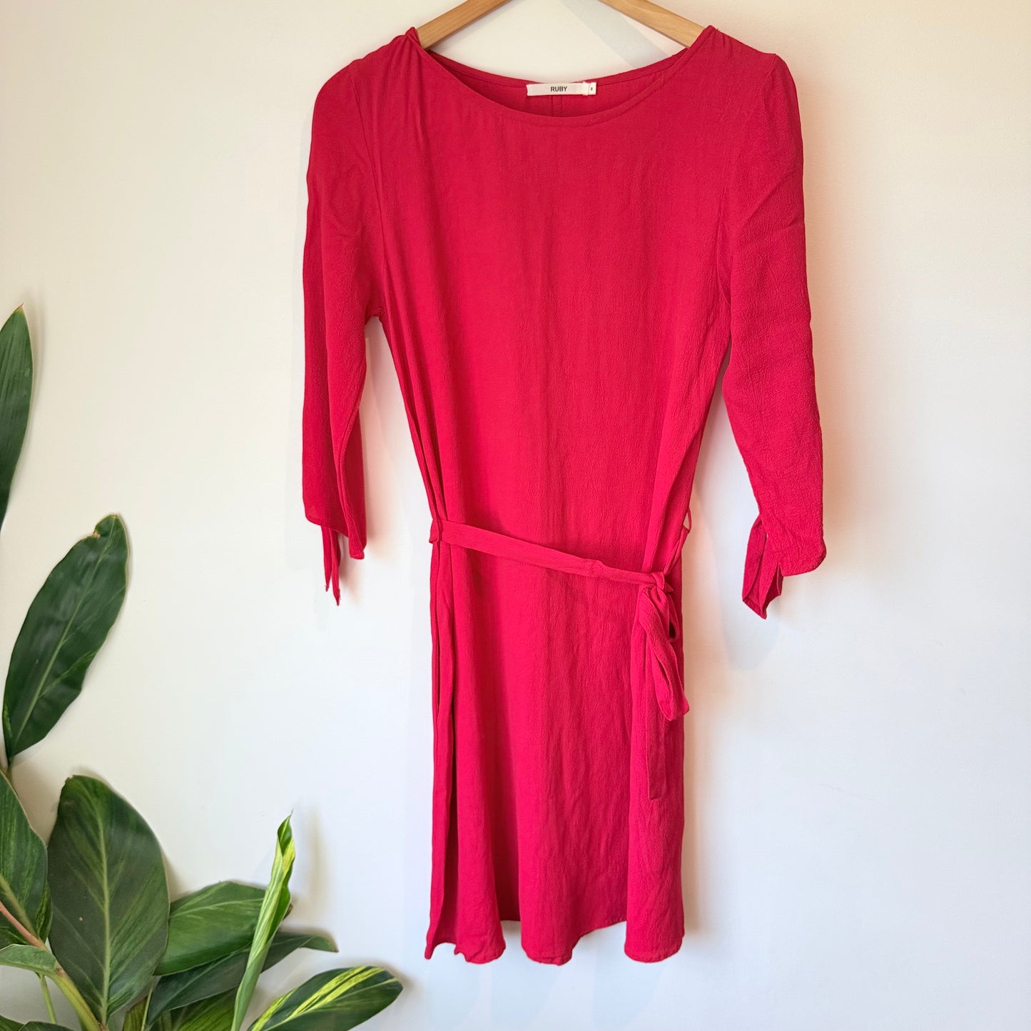 Ruby Size 6 Red Midi Dress
