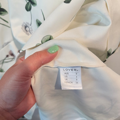 Lover Size 8 Elderflower Scuba Dress