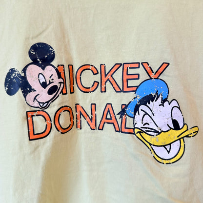 i Do Retro Mickey Donald Oversize Crop Tee - 58cm Underarm