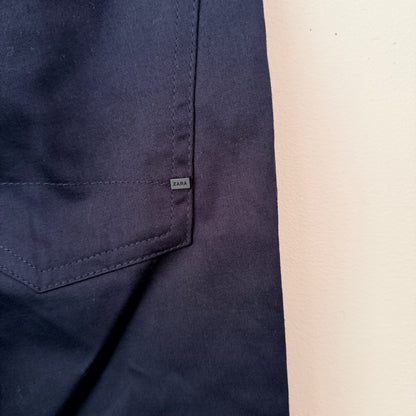 Zara Size 38 EUR / 30 US Black Skinny Fit Pants