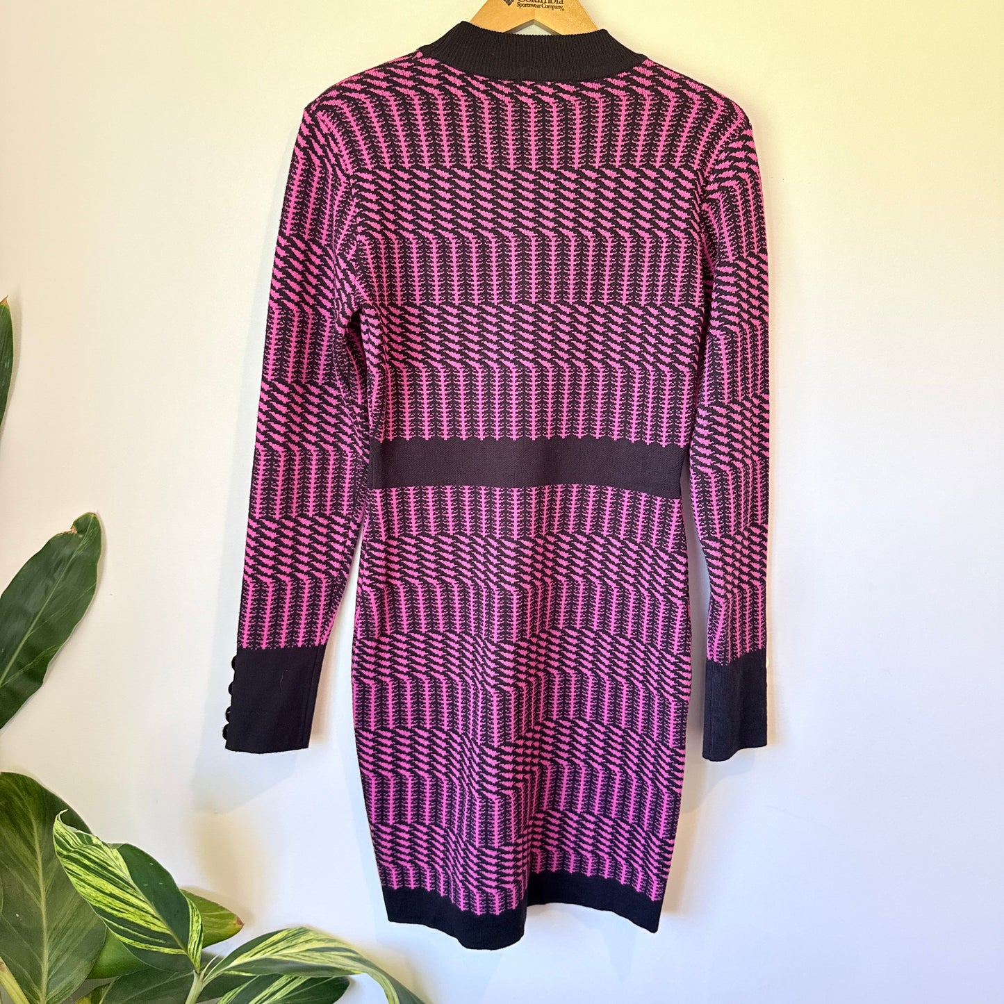 Mirrou Size M Textured Knit Dress