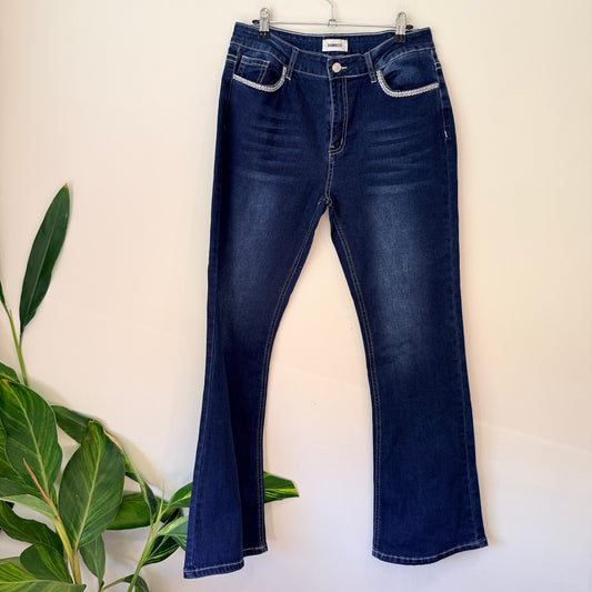 Bamboo Size 17 (82cm Waist) Denim Bootcut Jeans